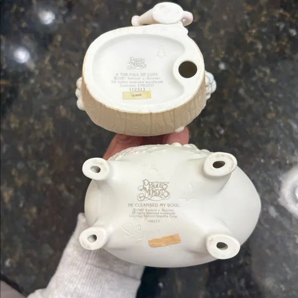 Precious moments a tub full of love he cleansed my soul bath bubbles figurine - Picture 11 of 13